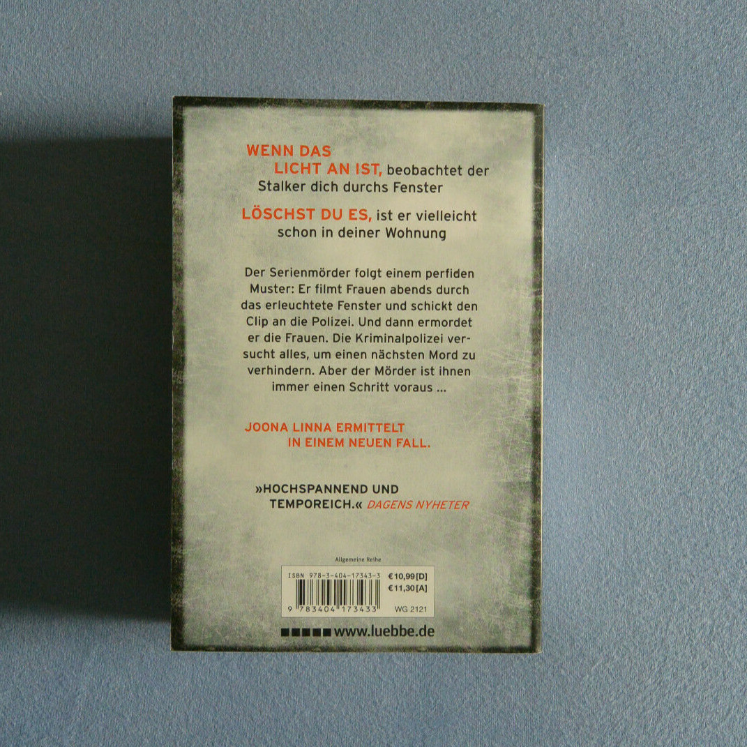 Ich Jage Dich Kommissar Linna Bd5 Von Lars Kepler Taschenbuch - 