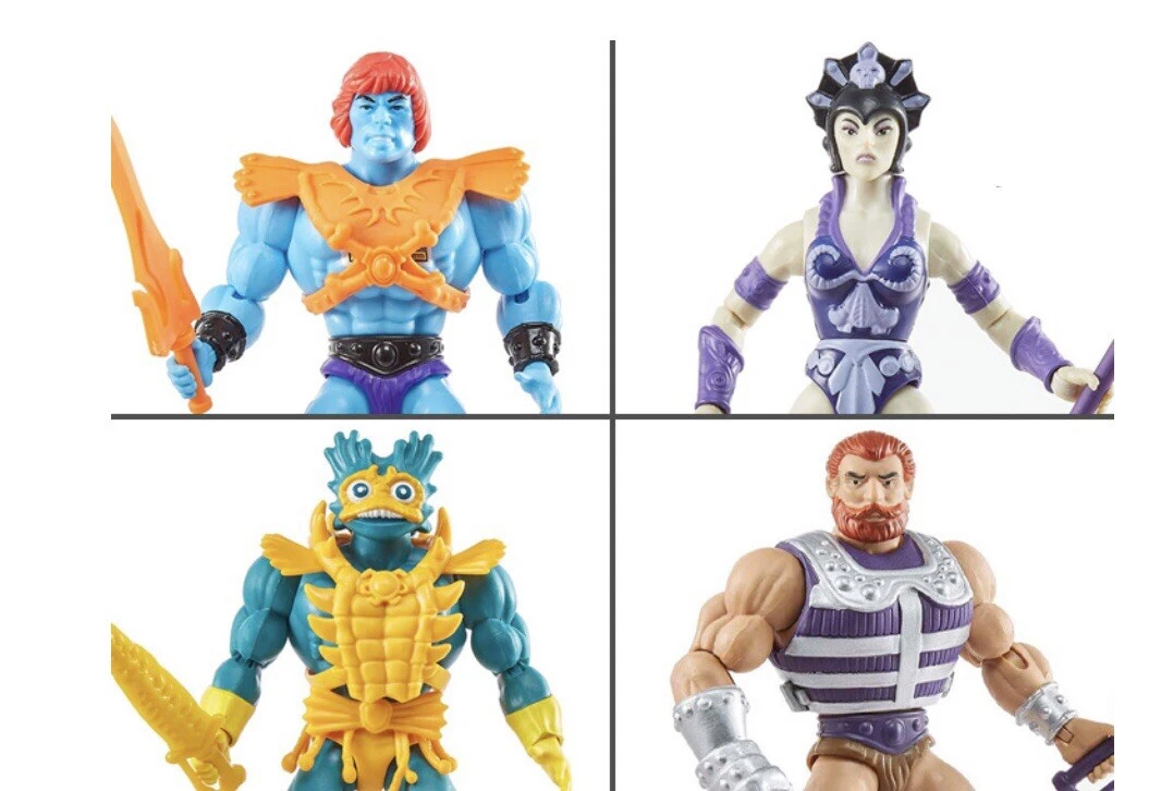 Masters of the Universe Origins Wave 5 Set of 4 Figures. New