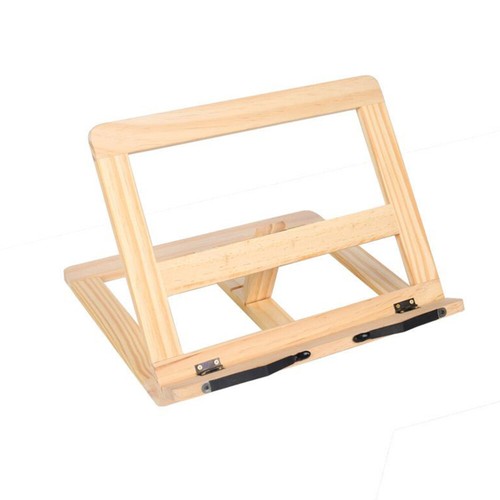 Wooden Reading Rack Child Student Cookbook Stand Holder Multi-angle for Tablet - 第 8/11 張圖片