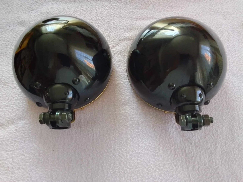 faróis antigos Bosch pré-guerra Mercedes Maybach BMW Ford Jaguar Rolls Royce - Imagem 3 de 4