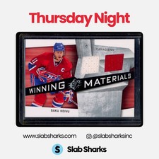 2008 UPPER DECK SPX #WM-SK SAKU KOIVU WINNING MATERIALS DUAL JERSEY