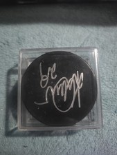 Krzysztof Oliwa Hand Signed Autographed Black Hockey Puck