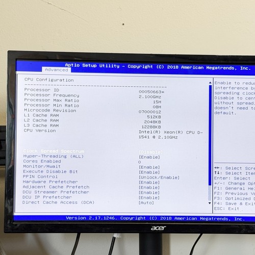 Supermicro 5018D-FN4T Xeon D-1541 8-Core Dual 10GbE 32GB RAM DDR4 No SSD 4TB HDD - Picture 8 of 13