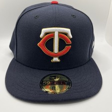 Minnesota Twins New Era 59Fifty ALT 2017 Hat Men  s Size 8 1/2 Navy Blue