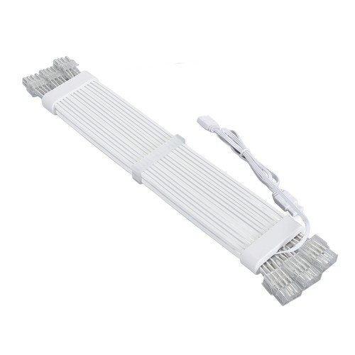 ARGB Extension Cable 3 X 8 PIN Male To Female Flexible RGB Power Extension C NEW - Afbeelding 9 van 12
