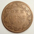 1896 Canada Large Cent — photo from another recent sale