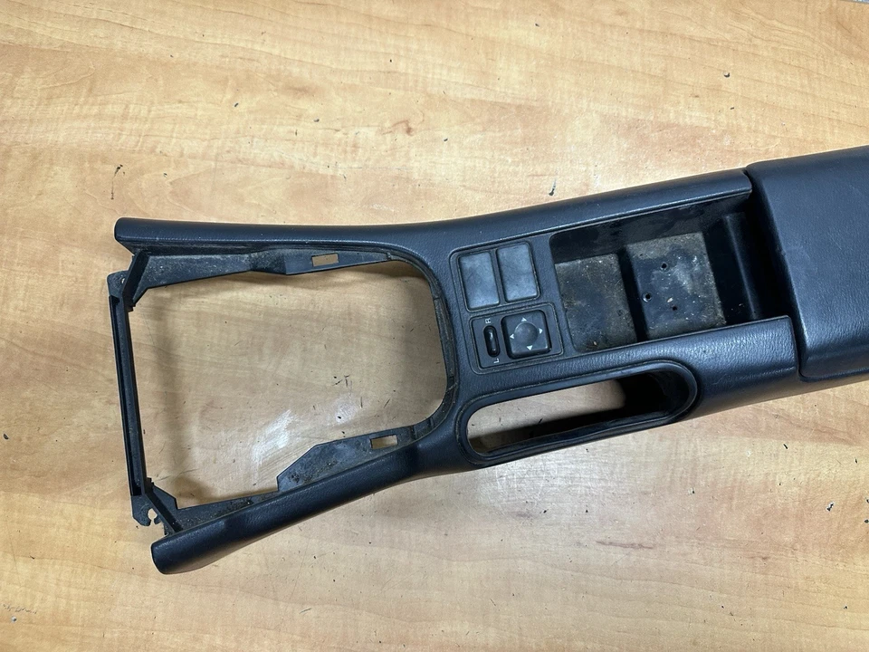 Consola central interior negra 95-98 Nissan 240sx S14 OEM Foto 4 de 4