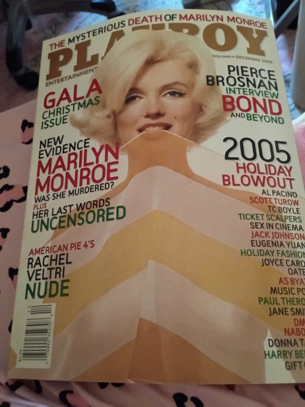 Playboy Magazine December 2005 Marilyn Monroe Mysterious Death Issue