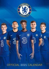 Chelsea FC 2021 Calendar - Official A3 Wall Format Calendar