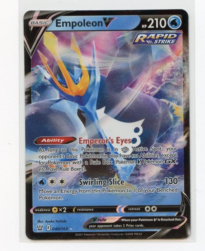 Empoleon V 040/163 Pokemon Battle Styles - Pokémon SWSH Full Art Holo