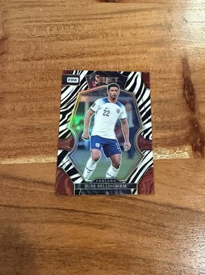 Jude Bellingham 2022-23 Panini Select FIFA Zebra Prizm /25 NRMT+ England