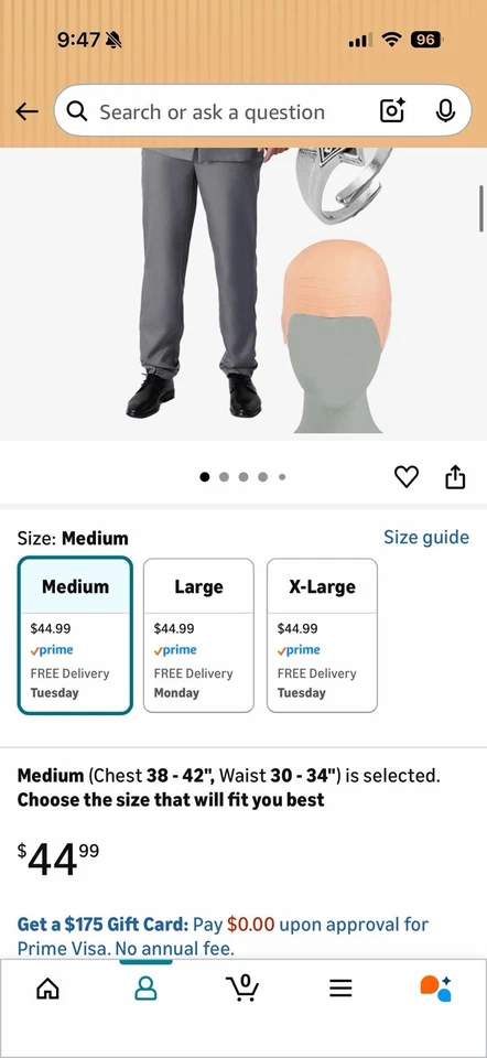 Disfraz de Doctor Malvado Para Hombres Poderes Película Años 60 Villano Traje Gris + Gorra Calva Halloween Foto 2 de 2