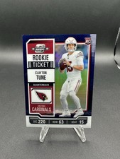 2023 Contenders Optic Clayton Tune RC Rookie Ticket Blue /99 Cardinals