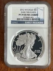 2012 W AMERICAN SILVER EAGLE NGC PF70 ULTRA CAMEO EARLY RELEASES
