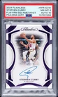Stephen Curry 2024 Panini Flawless Frame Signatures Amethyst /3 PSA 8 Auto 10