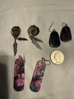 3 pair southwestern earrings / pink Dahlia — photo 5
