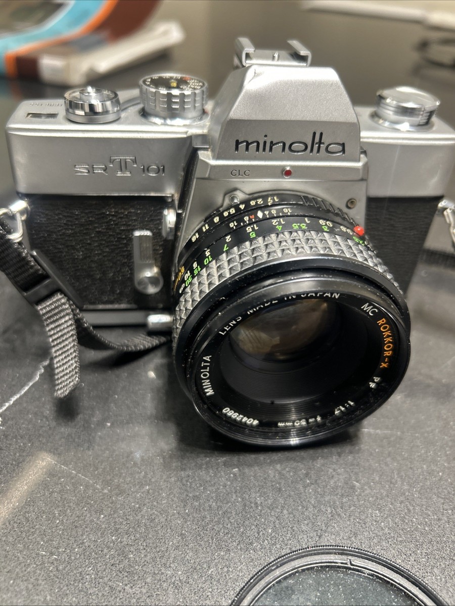 【名機】Minolta SR-T 101 + MC ROKKOR 50mm Minolta SRT 101 ( ) Film Camera MC Rokkor PF 50mm F/1.7 /JP | eBay
