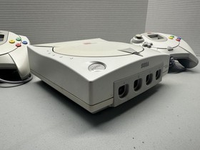 Sega Dreamcast HKT-3020 Console W/  2 Controllers - Powers On, Untested, W/game