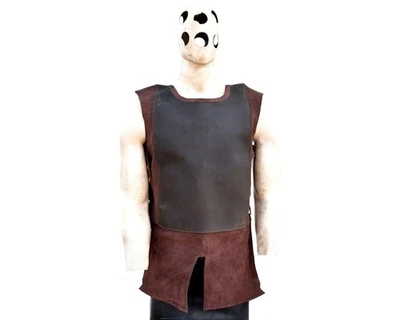 WEEKEND SALE Viking Leather Ragner Tunic Larp Cosplay Halloween Costume - image 1 of 4