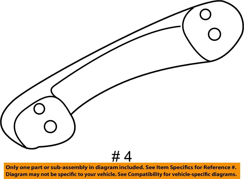 ПОДХОДИТ ДЛЯ 2006-2011 CHEVROLET PONTIAC AVEO AVEO5 РУЧКА, ASST 96650220 - НОВЫЙ OEM - Изображение 4 из 4