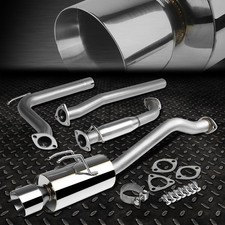 4 Rolled Tip Racing Catback Exhaust System For 12-15 Honda Civic Si 4dr Fb K24 4 Rolled Tip Racing Catback Exhaust System For 12-15 Honda Civic Si 4dr Fb K24