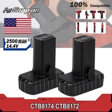2X for SNAP ON 14.4V Battery CTB8174 CTB8172 CT861DB CT825DB Micro Lithium 2.5Ah
