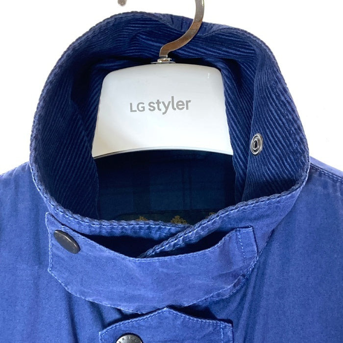 【着用5回未満】Barbour SL BORDER PLAIN LINING Barbour SL OVERDYE BORDER 1401106 BLUE SIZE 36 Used | eBay