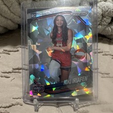 Kiki Iriafen 2025 Panini Prizm WNBA Cracked Ice Rookie #149 Washington Mystics