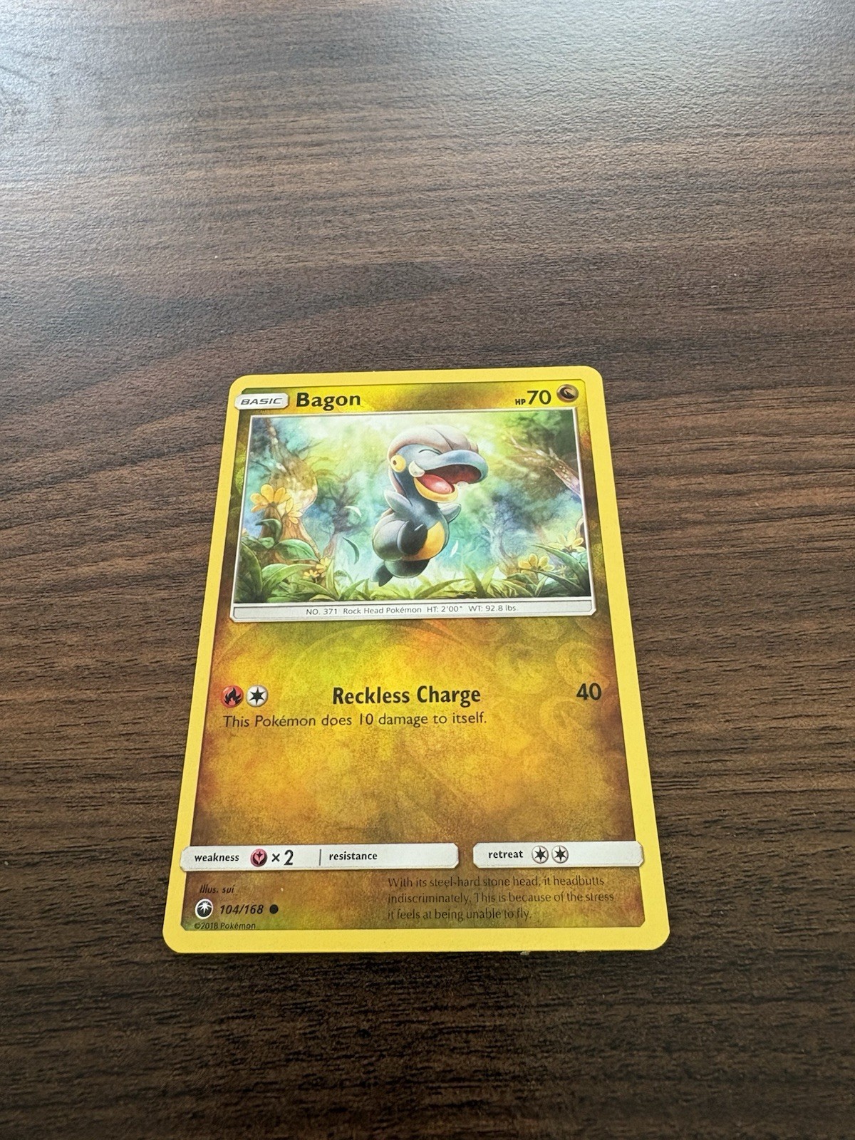 Bagon - 104/168 - Celestial Storm - Pokemon TCG - NM - Reverse Holo