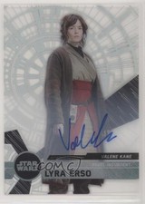 2017 Topps Star Wars High Tek Rogue One Signers Valene Kane Lyra Erso Auto a2v