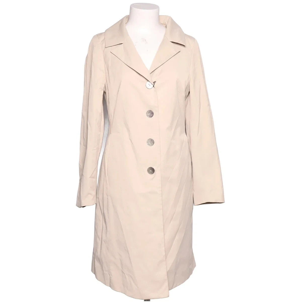 Apart, Mantel, Damen, Größe: 38, Beige, Baumwolle/Elasthan, Einfarbig #tUY
