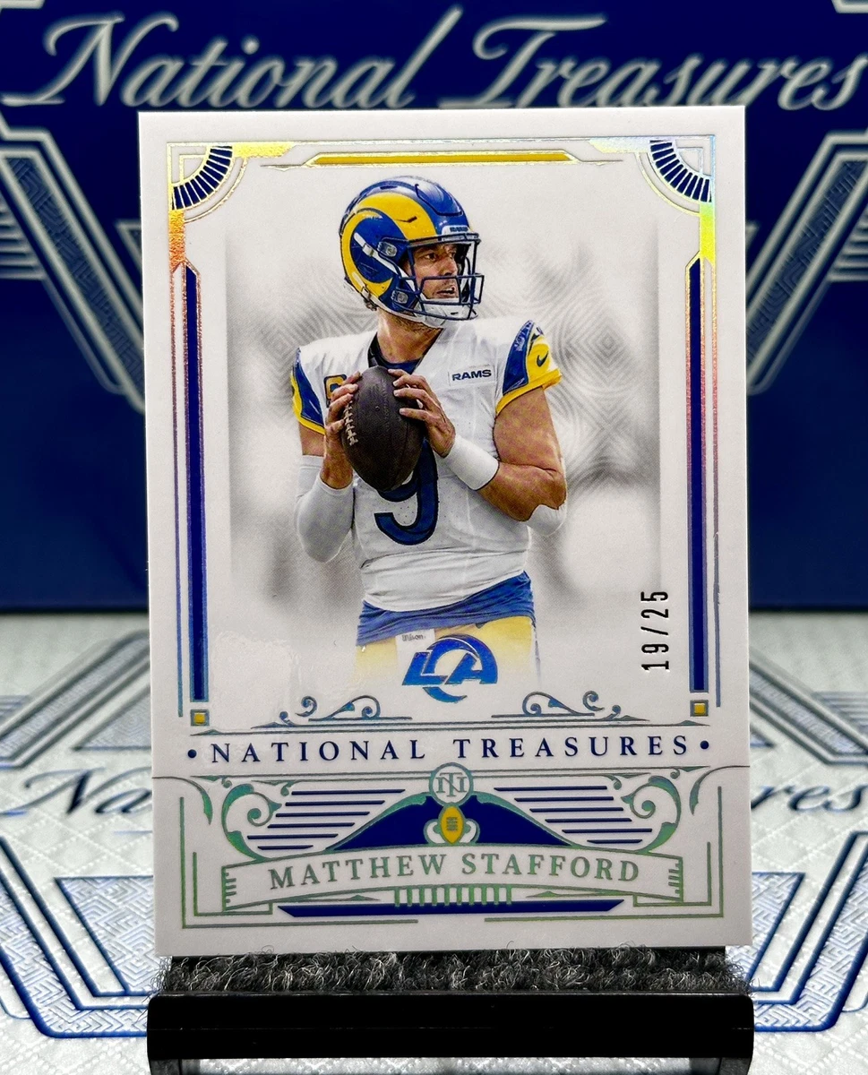 Matthew Stafford Lions/LA Rams 4 Card Lot (1 Jersey Patch S