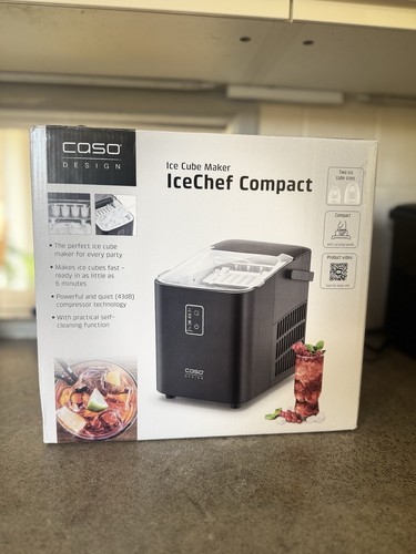 Caso Design Countertop Compact Ice Cube Maker Brand New
