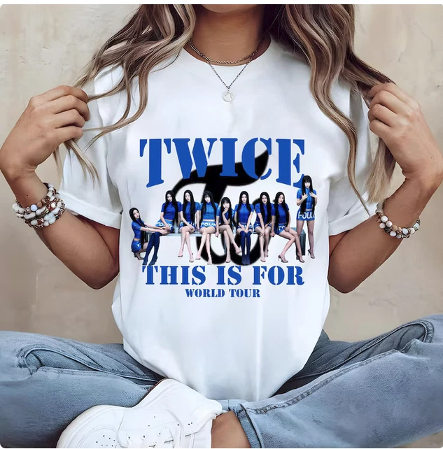 TWICE This Is For World Tour 2026 Shirt K-Pop Concert Fan Tee | eBay