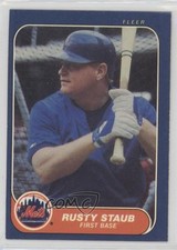 1986 Fleer Rusty Staub #95 1z4