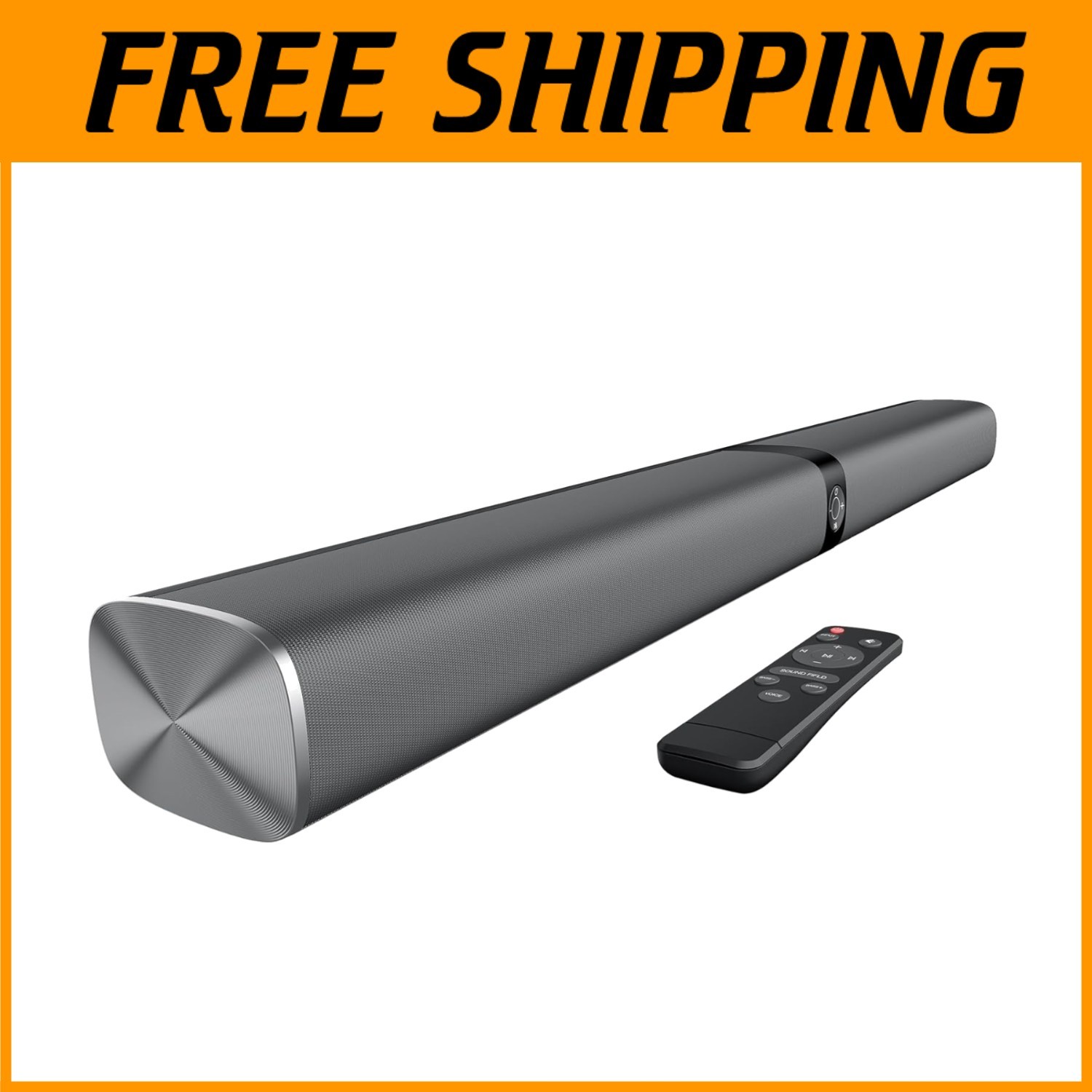Space-Saving 80W Soundbar with Multiple Placements