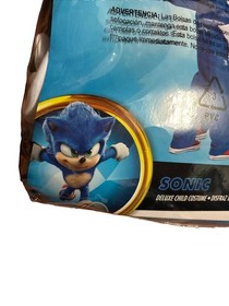 Disguise Sonic the Hedgehog 2 Deluxe Complete Outfit Child Costume M (7-8)