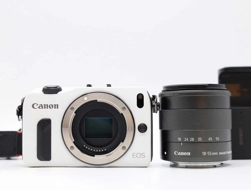 [Exc+++] Canon EOS M Mirrorless Digital SLR Camera Black w/ EF-M 18-55mm Lens