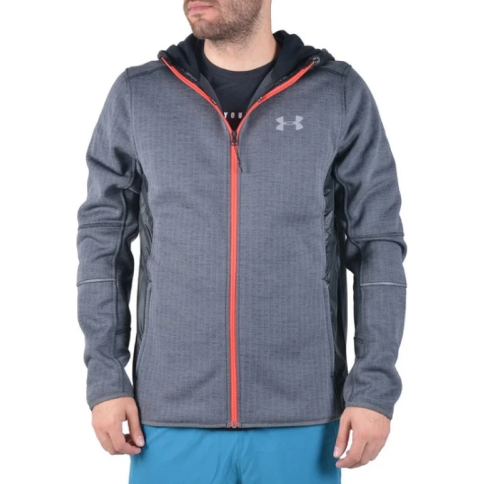 Under Armour Men's Swacket Grey Full Zip Novelty Swacket - New - Image 2 of 3