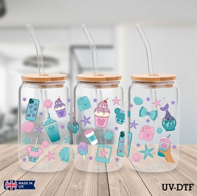 Milkshake UV DTF Aufkleber - 16oz Libbey Dose Glasfolie yd363