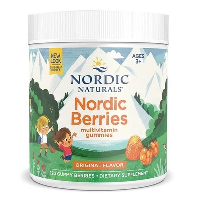 NORDIC NATURALS, NORDIC BERRIES MULTIVITAMIN Original 120 Gummies SUPER PREIS