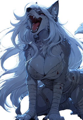 Vicar Amelia Werewolf Transformation Vinyl Car Decal Sticker 7'' Weatherproof