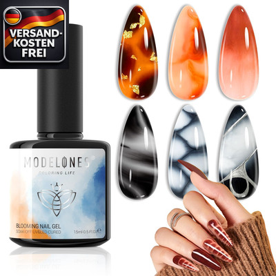 Blooming Gel Nagellack 15ML UV LED Wasserfarben Marble Nail Art Maniküre