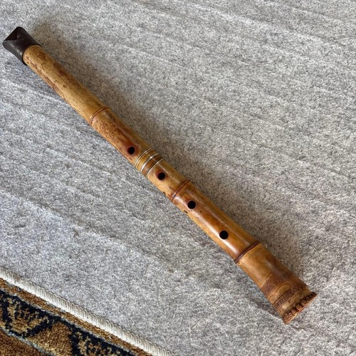 Tokuyama Shakuhachi 256 Shaku 18Sun Tube Seal Authentic Vintage Rare Item