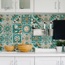 - Stickers Tiles Kitchen Bathroom Tiles Stickers PVC Waterproof Anti-Frost