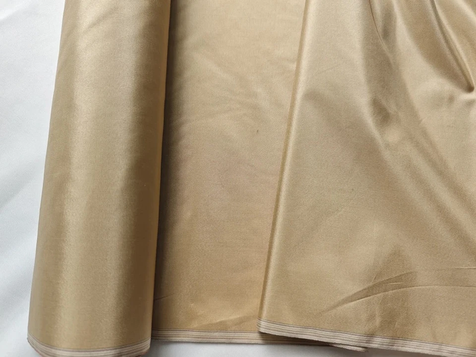 120cm Wide Stiff Silk Taffeta Fabric Wedding Evening Gown Material Taffeta Silk - Image 2 of 4