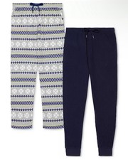 GAP Men's 2-Pk Waffle-Knit Jogger-Leg Pajama Pants Navy Uniform Large New In Pkg