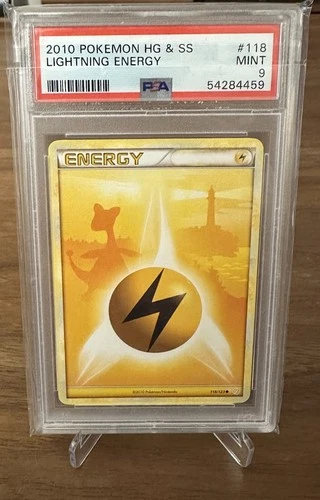 Lightning Energy 118/123 Heartgold & Soulsilver PSA 9