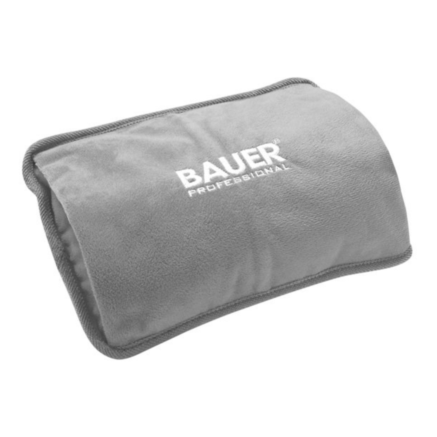 Electric Hot Water Bottle Rechargeable Body Hand Warmer Pouch Fleece Cover Grey