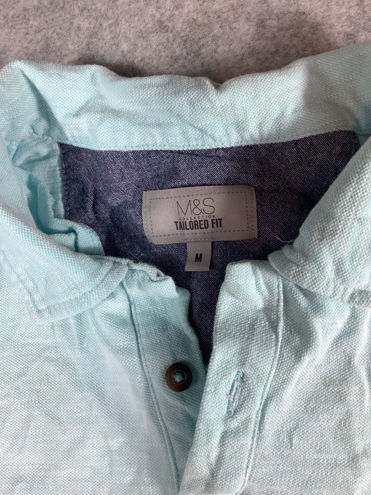 Marks And Spencer M Short Sleeve Pocket 100% Cotton T Shirt Sku 312 image 2